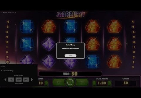 Starburst Slot : Out of money + MEGA WIN | Casino Bonus Terminator