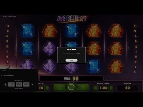 Starburst Slot : Out of money + MEGA WIN | Casino Bonus Terminator