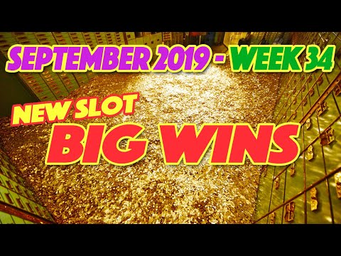 Biggest NEW Slot Wins! ~ September 2019 (week 34). A compilation of Big Wins playing New Slots!