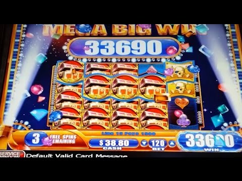 MEGA BIG WIN! Pirate Ship Slot Machine 1 LINE HIT & 2 BONUSES