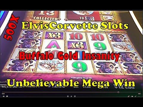 Buffalo Gold |  Mega Win | Going After 15 Golden Heads | 500X My Bet