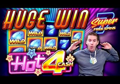 HUGE WIN on Hot4Cash Slot – £5 Bet