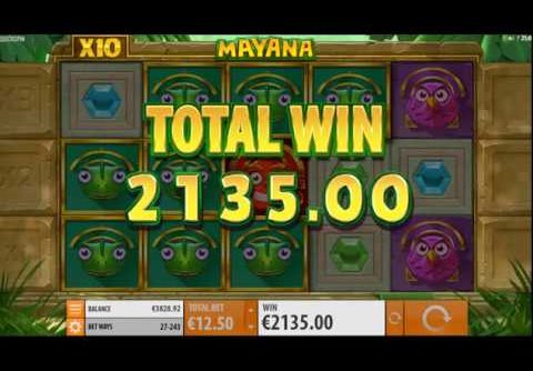 €2135 Mega Win on new Mayana Slot!