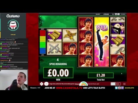 SUPER MEGA WIN On Bruce Lee Slot – £1.20 Bet