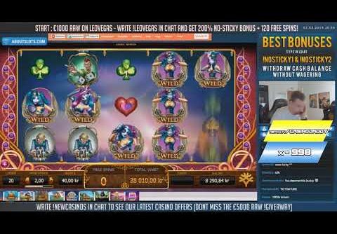 Casino Zeppelin INSANE WILD LINE   Top 5 BIG WINS   Record win on casino slot