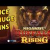 Nice huge wins on Buffalo Rising Megaways slot. Blueprint Gaming