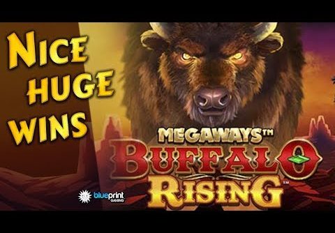 Nice huge wins on Buffalo Rising Megaways slot. Blueprint Gaming