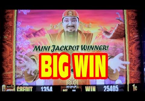 5 Dragons * SUPER BIG WIN * Slot Machine Bonus & Good Fortune Jackpot Feature