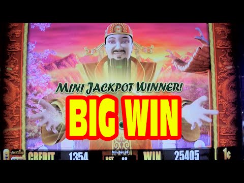 5 Dragons * SUPER BIG WIN * Slot Machine Bonus & Good Fortune Jackpot Feature