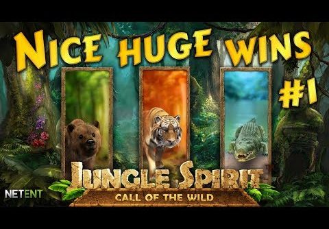 Nice huge wins on Jungle Spirit slot #1. NetEnt