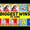 SLOTS BIGGEST WINS OF JUNE! CASINO STREAM HIGHLIGHTS