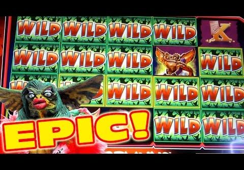 GREMLINS!! – EPIC!! Slot Machine BIG WIN COMEBACK Final Freeplay Friday Episode!
