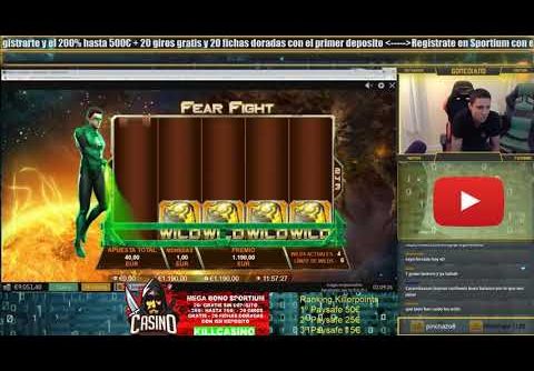 Mega Win en Green Lantern de Playtech/ Slotkiller/Killer mode on/ Casinokillers Online casino
