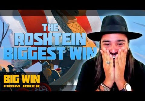 The Roshtein biggest win in slot machines and vivid emotions