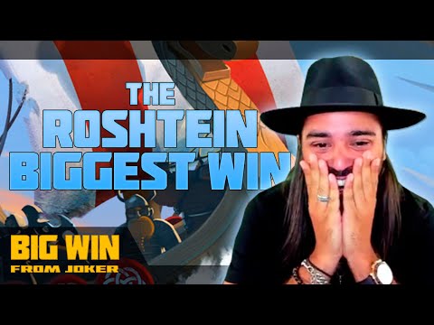 The Roshtein biggest win in slot machines and vivid emotions