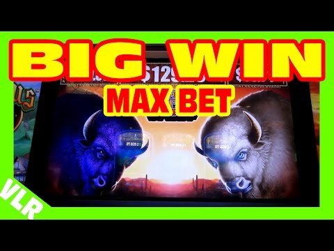 Double Buffalo Spirit – MAX BET BIG WIN – Slot Machine Bonus + RETRIGGERS