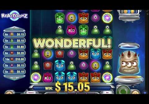 Reactoonz Online Casino Slot Ultra Big Win!