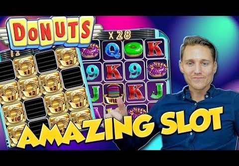 DONUTS BIG WIN from LIVE STREAM – Casino Games – Bonus Round (slots)