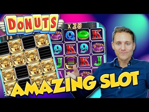 DONUTS BIG WIN from LIVE STREAM – Casino Games – Bonus Round (slots)