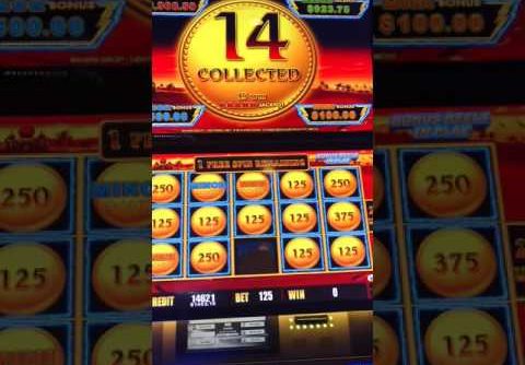 Sahara Gold Lightning Link Slot Machine Bonus. Huge Win 10c den.