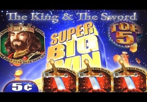 BIG BET..SUPER BIG WIN! The King and The Sword Slot Machine Bonus Free Spins Top 5!