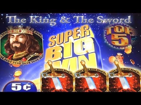 BIG BET..SUPER BIG WIN! The King and The Sword Slot Machine Bonus Free Spins Top 5!