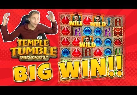 BIG WIN Temple Tumble Megaways – New slot from Relax Gaming – Huge win on Casino Game