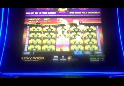 50 Lions Slot Machine HUGE BIG WIN Line Hit
