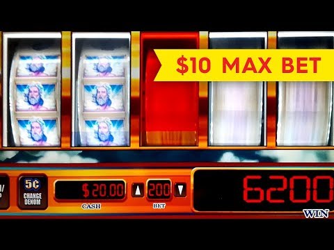 Zeus Slot – $10 Max Bet – BIG WIN BONUS!