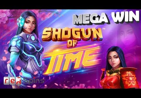 MEGA WIN!!! Shogun of Time – Reel Split Re-spin Bonus Slot Feature