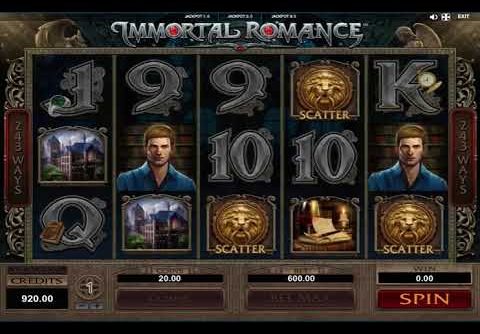 767K Jackpot Slot Machine Immortal Romance – MEGA WIN!