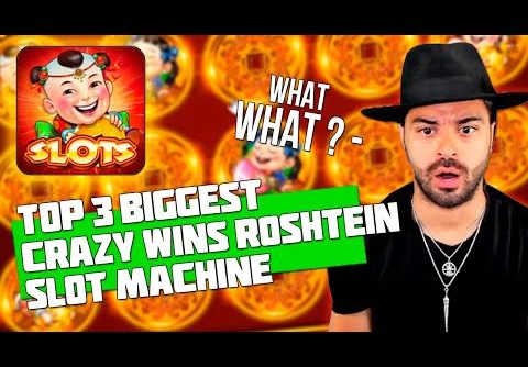 TOP 3 BIGGEST CRAZY WINS IN CASINO | ROSHTEIN | 88 FORTUNES SLOT MACHINE