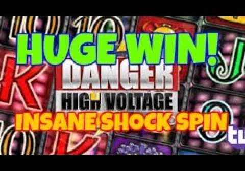 DANGER HIGH VOLTAGE SLOT**MASSIVE** MEGA WIN!! (BIG TIME GAMING)
