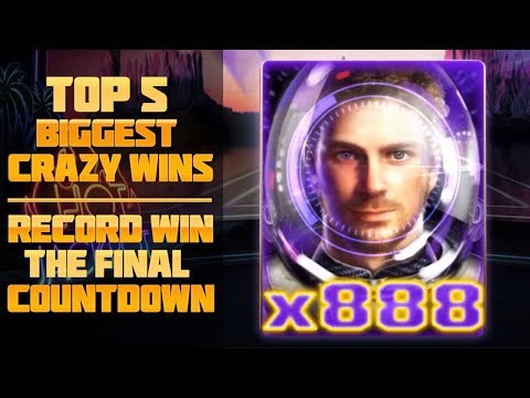 Top 5 Biggest crazy wins | Record win. The Final Countdown slot