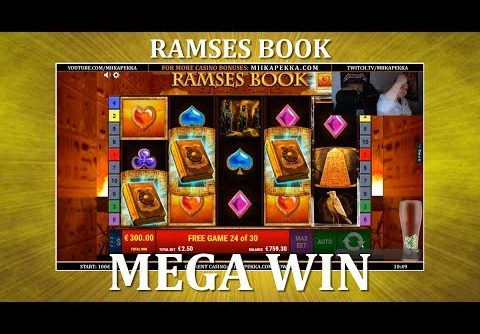 MEGA WIN – Ramses Book – 2.50€ Bet