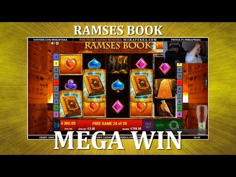 MEGA WIN – Ramses Book – 2.50€ Bet