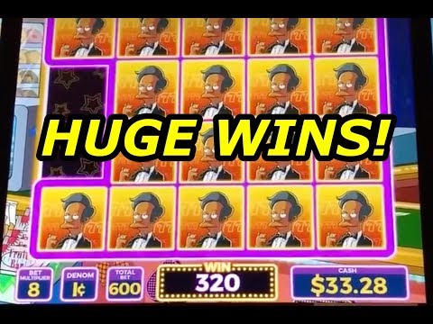 SIMPSONS SLOT MACHINE – BIGGEST WINS!