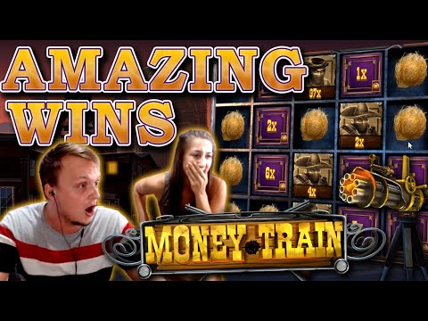 MONEYTRAIN BIG WINS – SLOT GOES OFF ITS T*TS!!