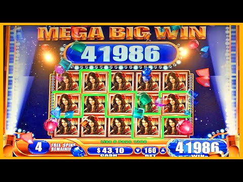 FULL SCREEN MEGA BIG WIN DESERT MOON SLOT MACHINE BONUS Wms Slots