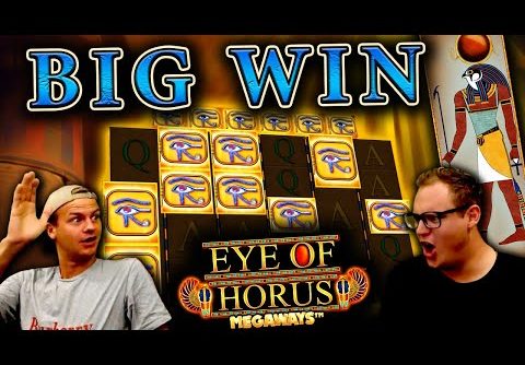 Big Win on Eye of Horus Megaways (NEW SLOT)