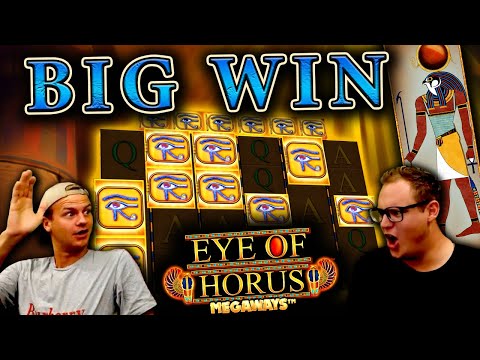 Big Win on Eye of Horus Megaways (NEW SLOT)