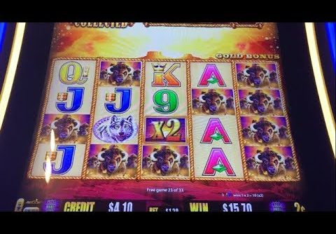 SUPER BIG WIN! Buffalo Gold Slot Bonus