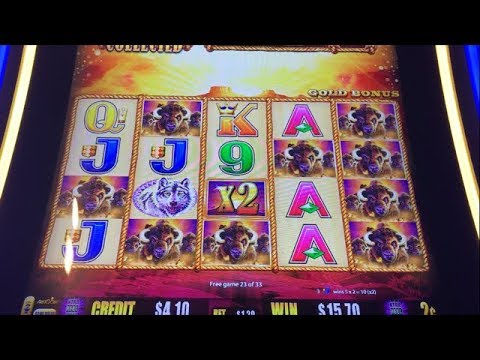 SUPER BIG WIN! Buffalo Gold Slot Bonus