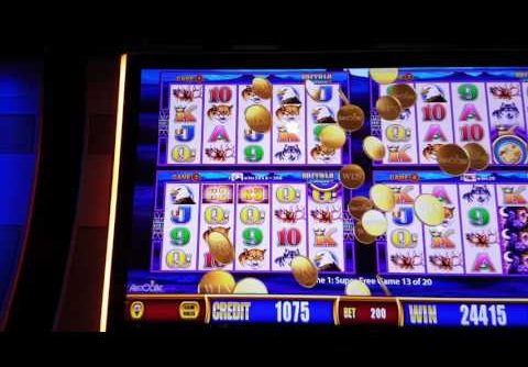 Big Win Buffalo Deluxe Super Games – Wonder 4 Slot Machine – Coushatta