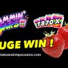 ONE OF MY BIGGEST WINS !! ON JAMMIN JARS ONLINE SLOT !! BIG WIN