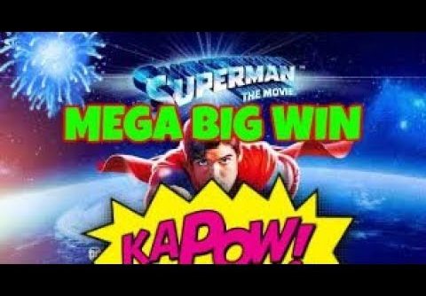 SUPERMAN THE MOVIE **MEGA WIN** (PLAYTECH) PROGRESSIVE SLOT