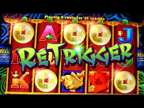 5 Dragons Bonus + RETRIGGER BIG WIN!!! – 5c Aristocrat Video Slots