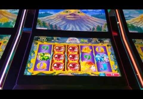 Volcanic Rock Fire Slot Machine Bonus Big Win 16 Free Spins!!!!