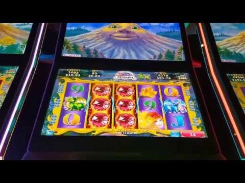 Volcanic Rock Fire Slot Machine Bonus Big Win 16 Free Spins!!!!