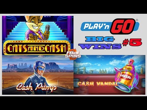 Cats and Cash (EPIC WIN), Cash Pump (MEGA WIN), Cash Vandal (BIG WIN) PLAY’N GO Slots #5